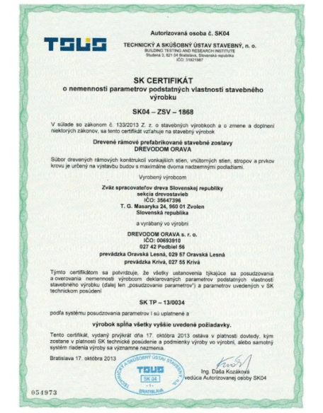 Certifikát
